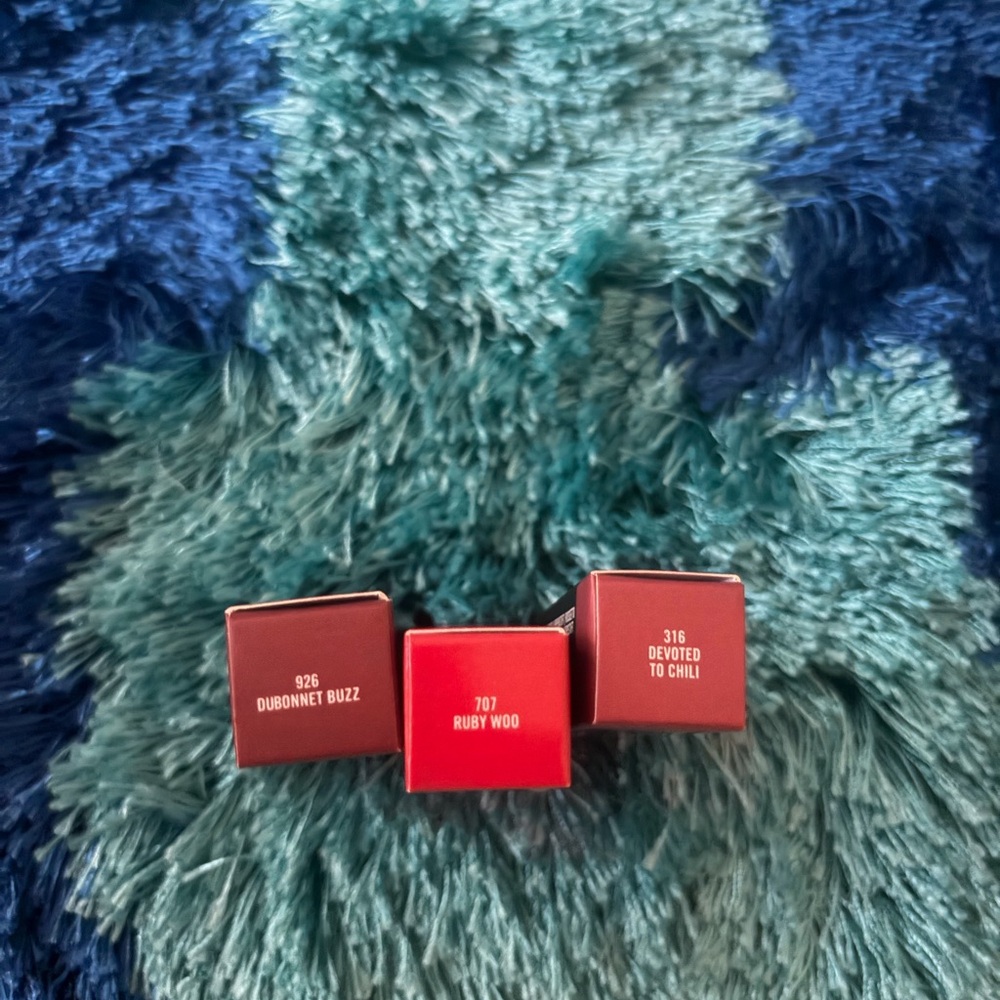 MAC Lipstick Pack of 3